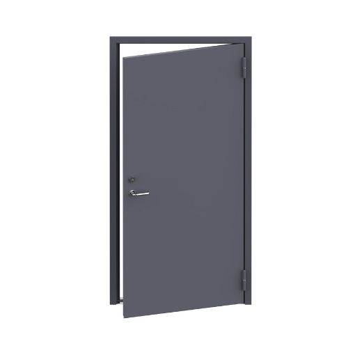 Välisuks metallist tuletõkke FQ EI60 1000x2100 väljaavanev pilt